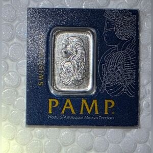 PAMP Suisse 1g PLATINUM In Assay "Lady Fortuna" Design
